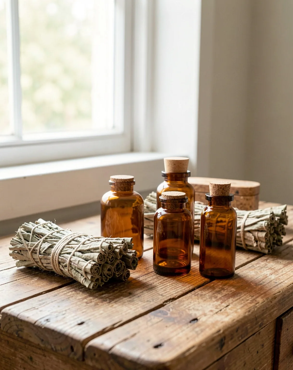 Apothecary aesthetic materials